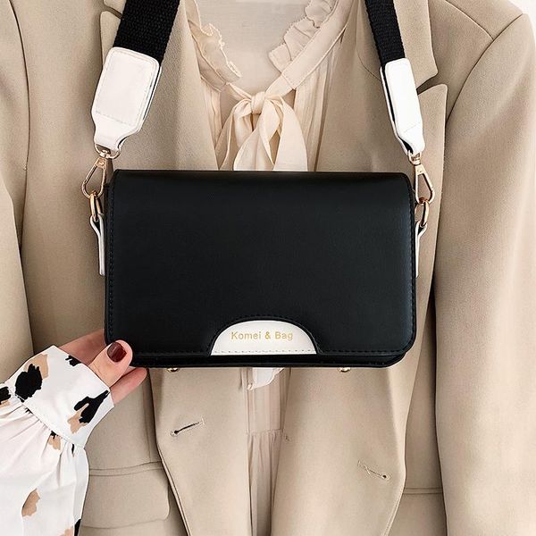

designer-2019 lady wide shoulder strap handbag pu candy bags shoulder bag cross body bags messenger bag small bags tuomei/4