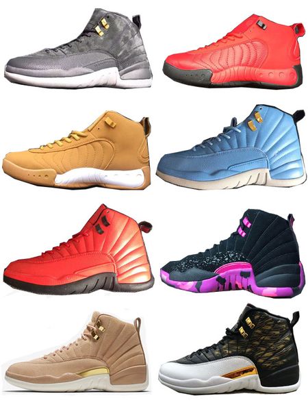 

Classic 12 Basketball Shoes Unisex 2018 Designer Sneakers JUMPMAN PRO Doernbecher Vachetta Tan Wings Running Shoes