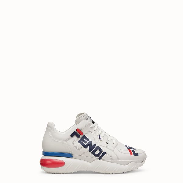 

Branded women leather air cu hion wavy profile neaker de igner lady mania print appliquÃ© lace up high multilayer ole porty hoe