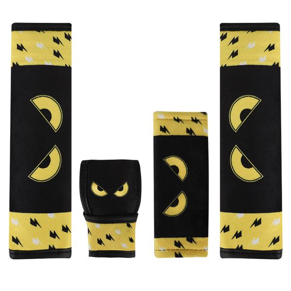 

soft plush car interior accessories car seatbelt cover for winter universal handbrake grip shifter gear protoctors