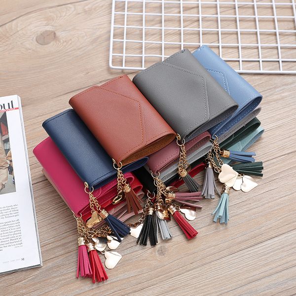 

women zipper pu leather wallet large capacity fashion casual simple patchwork waterproof lady wrist band handbag card phone bag, Brown;gray