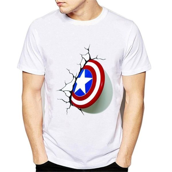

mens summer designer t shirt 100% cotton funny comic super hero 3d printed casual crew neck short t shirt size s-3xl, White;black