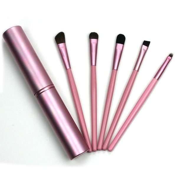 

2019 5pcs travel portable mini eye makeup brushes set reals eyeshadow eyeliner eyebrow brush lip make up brushes kit professional