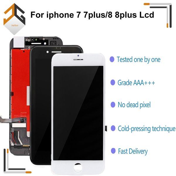 

10pcs for iphone 7 7plus 8 8plus lcd display module 3d touch digitizer assembly replacement 4.7" phone lcd screen