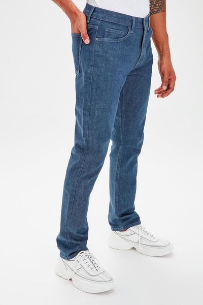

trendyol indigo male slim fit jeans tmnaw20je0003, Blue