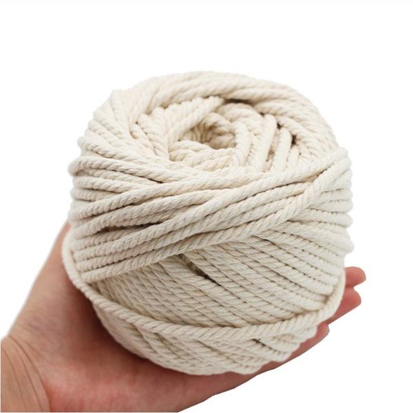 

10/8/6/5 / 4мм макраме веревка витой шнур хлопок шнур ручной работы натуральный бежевый веревка diy аксессуары для рук diy 50/65/100/150 / 2, Black;white