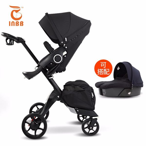 

baby stroller with high view, seatable, foldable and reversible1-3years old