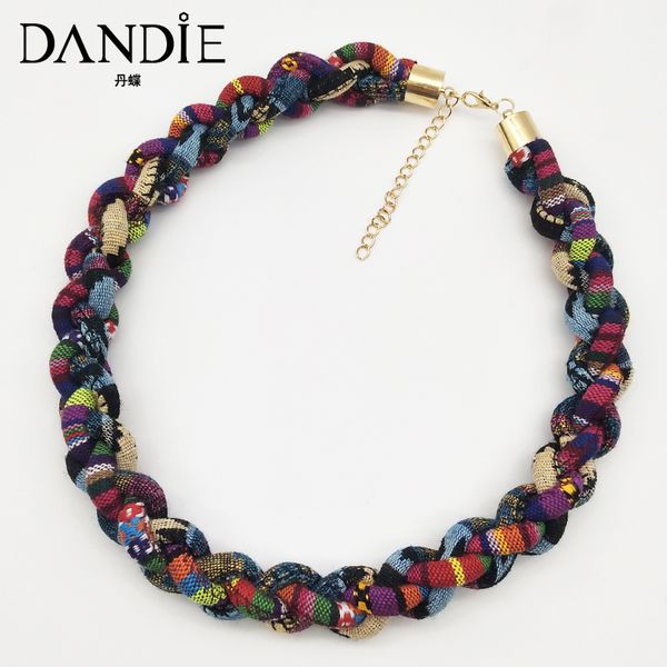 

dandie stylish knot rope necklace, ethnic style, simple female accessories, Golden;silver