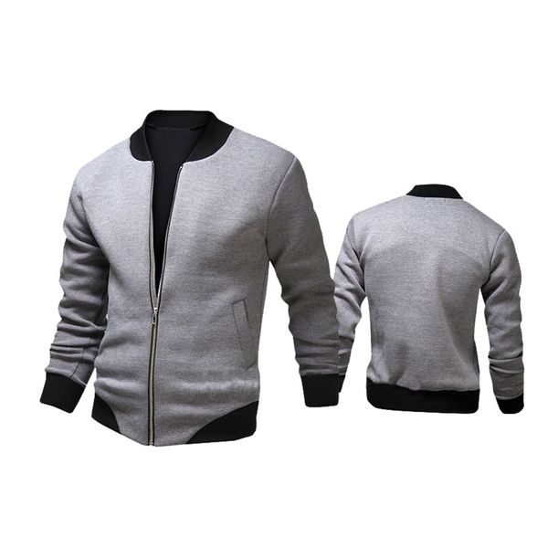 

mens sold color jacket fashion luxury men streetwear jacket coat for autumn winter men slim jackets clothing with zipper, Black;brown