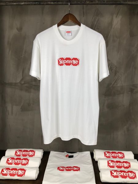 

2020 women t-shirt sports loose cotton fabric exquisite printing logo no color difference same tank dyeing thread couple short sleeve