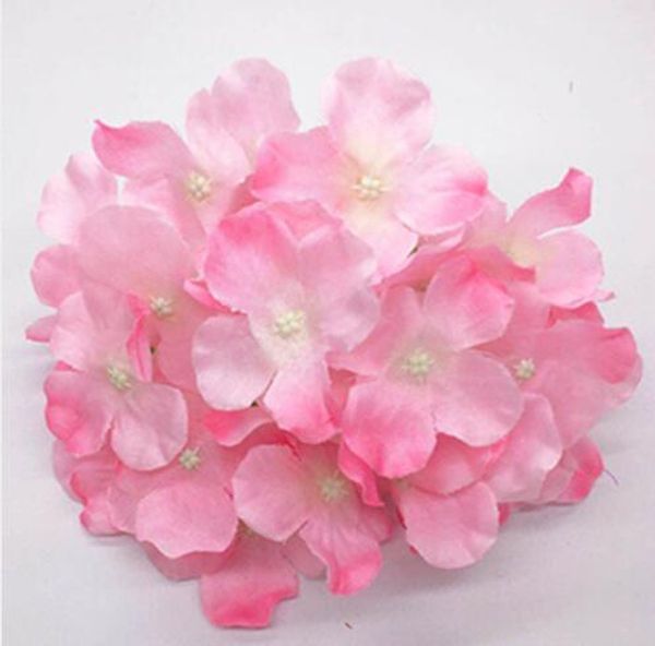 

010 artificial hydrangea decorative ilk flower head for wedding wall archdiy hair flower home decoration