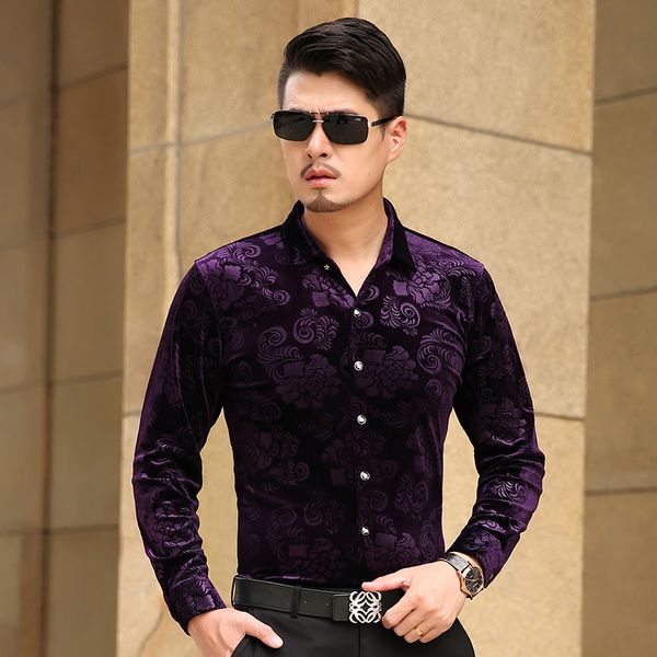 

2016 ismen mens dress shirt long sleeve cotton male business casual printed fashion formal shirts slim masculina camisa, White;black