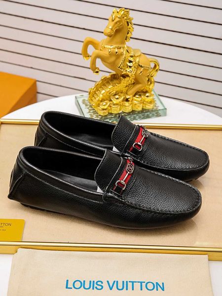 

2020 new style fashiondesigner style men's non-slip thick bottom casual walking tennis ball party business shoes formal shoes, Black