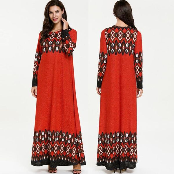 

vestidos abaya caftan marocain dubai islamic arab kaftan muslim hijab dress women elbise ramadan robe femme sukienki eid dresses, Red