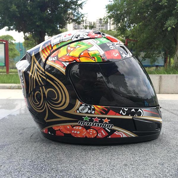 

brand maluhsun motorcycle knight helmet women safety hat capacete casco full face helmet dot approved in all season