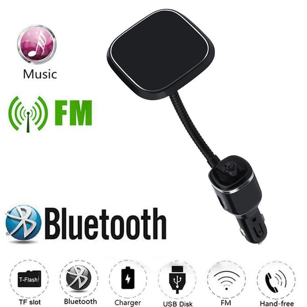 

bluetooth car usb charger fm transmitter wireless radio adapter mp3 player 3.4a automobile music audio receiver hands#606
