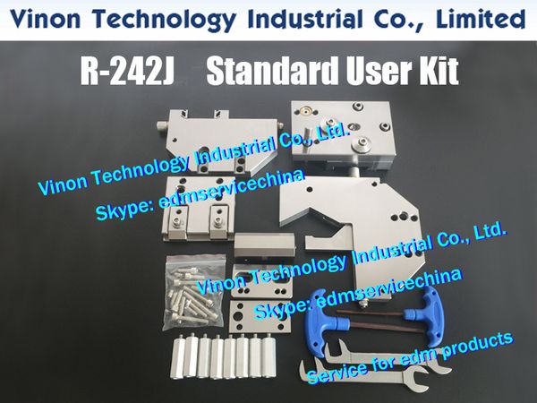 Провод EDM R-242j Стандартный пользователь Комплект регулируется по трем осям, для зажима круглую форму Ø8-90mm, прямоугольник формы L100mm и толстые заготовки