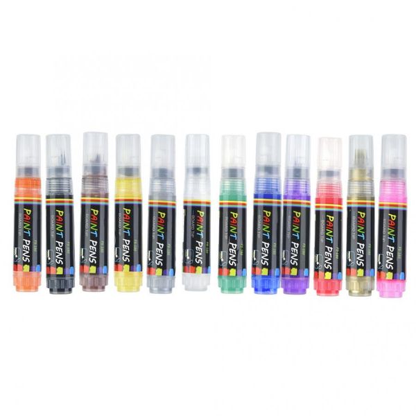 

markers popular multi-colored durable paint pen with low odor and wonderful smooth writing, Black;red