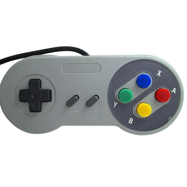 

classic 16 bit game controller abs for super snes system console control pad
