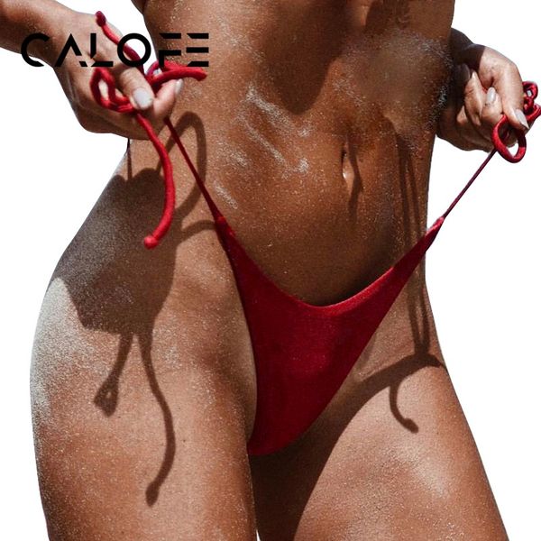 

2019 women swimsuit swim trunks low waist shorts underwear brazilian cut out thong bottom bikini t-back g-string new
