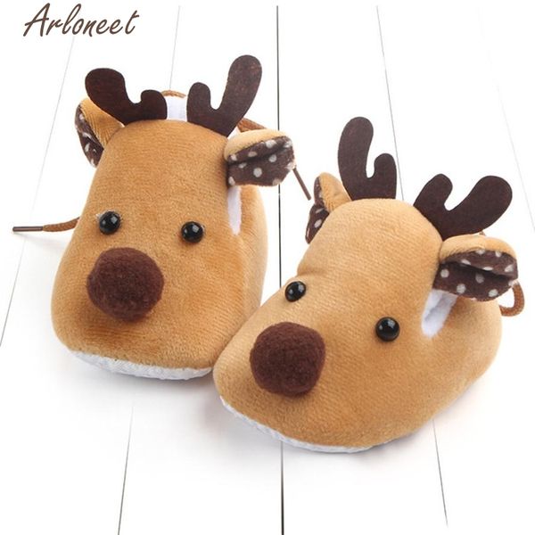 

3 colors fashion first walkers baby shoes 2018 boy girl christmas soft sole anti-slip sneakers drop shipped st20