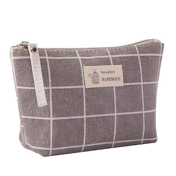 

cotton and linen large-capacity cosmetic bag multi-function travel cosmetic bag zipper cotton and linen outdoor women's bag#25