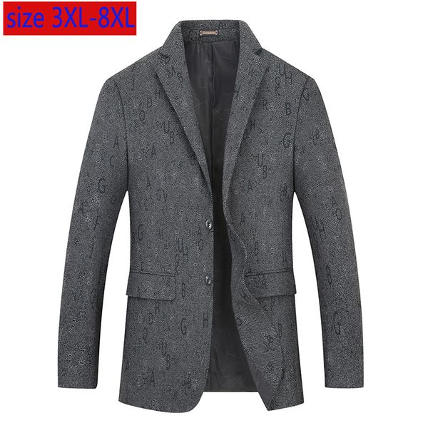 

new arrival fashion suepr large men single breasted casual men suits and blazers plus size 3xl 4xl 5xl 6xl 7xl, White;black