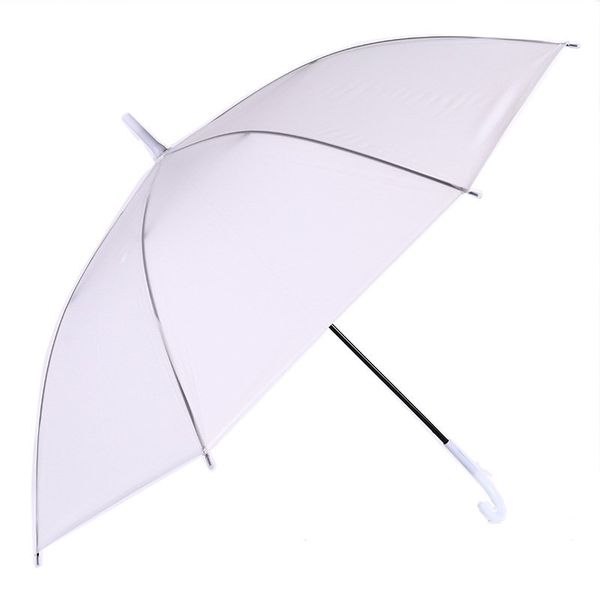 

long-ручки прозрачный зонтик 6 цветов горячие jelly transparent реклама umbrella автоматический дождевик вс зонтик r47698