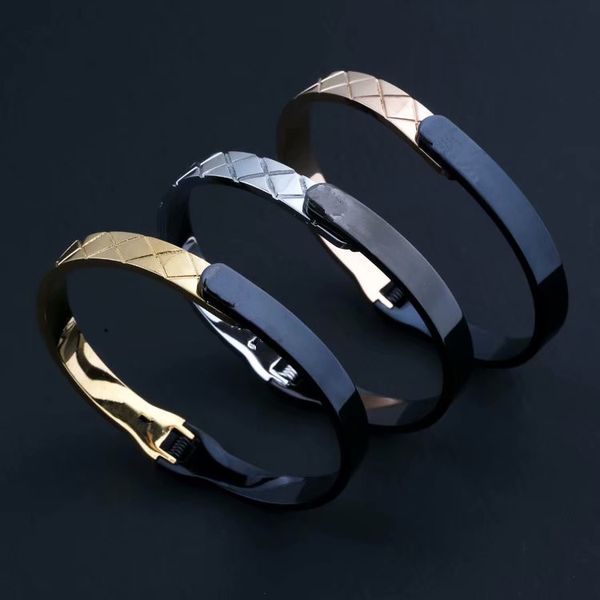 

2020 fashion designer jewelry women bracelets stainless steel jewelry twill bracelet c bangles luxury bracelet friendship bracelet valentine, Black