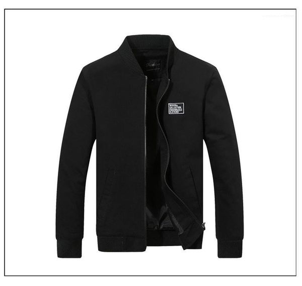 

stand collar long sleeve mens coats spring solid color casual male clothing mens luxury designer mens jackets slim, Black;brown