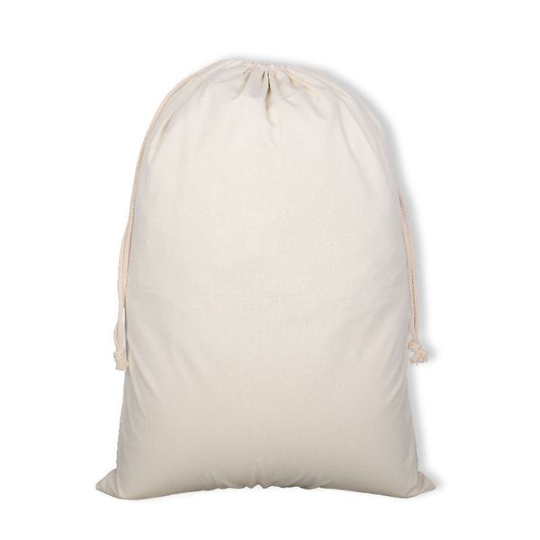 

50pcs christmas gift bags blank santa sacks large canvas drawstring bag 50*70cm