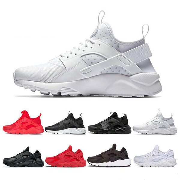 huarache rojas y blancas
