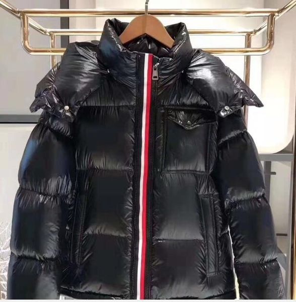 

q30 wholesale men casual down jacket maya down coats mens outdoor fur collar warm feather dress winter coat outwear outer wear jackets, Black