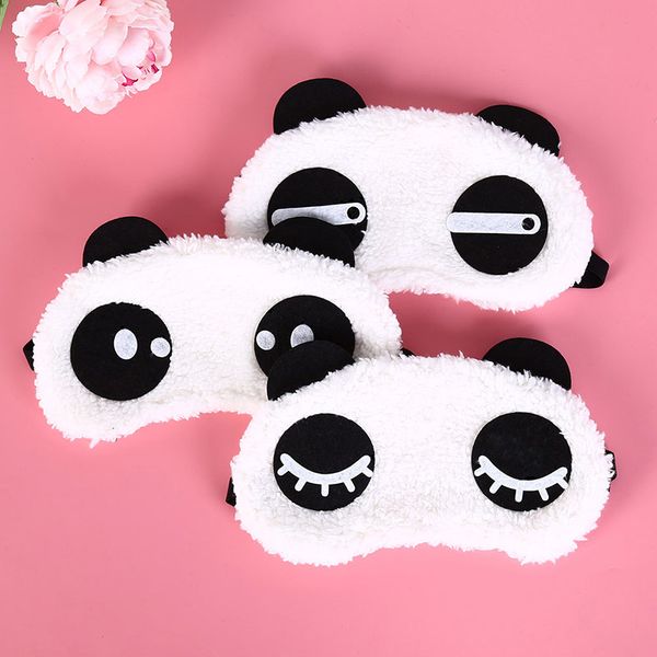 

2019 outtop 1pc сон eye mask shade nap cover завязанного face white panda shading сна хлопок очки помощь relax travel повязка y1801