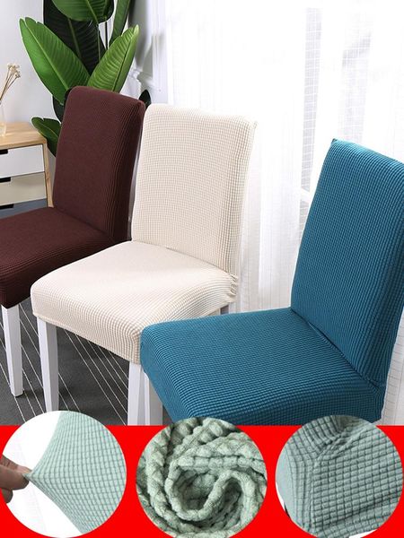 

linen dining chair cover housse de chaise elastic elastic elastic belt dining chair cover stretch kitchen cover stretch chair