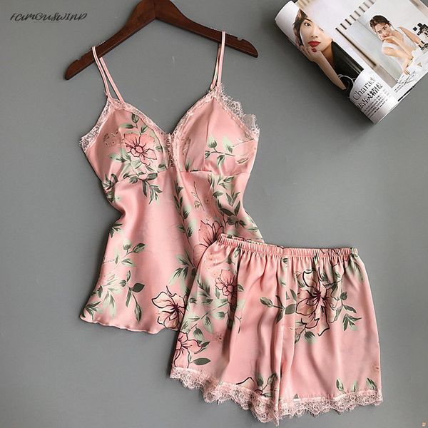 

quality good lingerie new fashion women satin lace sleepwear babydoll short nightwear shorts pyjamas set woman sleepwear, Black;red