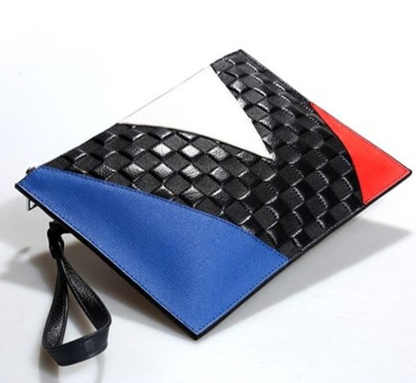 

высокого качество мода сумка сцепления бренд кошелек классическая реальная черная кожа женщина и мужчины кошелек сумка