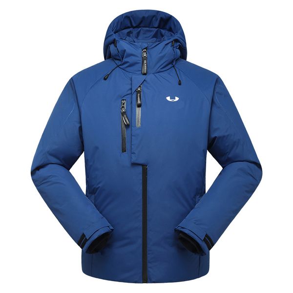 

winter under mens designer hooded down jacket luxury private custom brand jacket casual outdoor sports fashion classic down jacket selling, Black