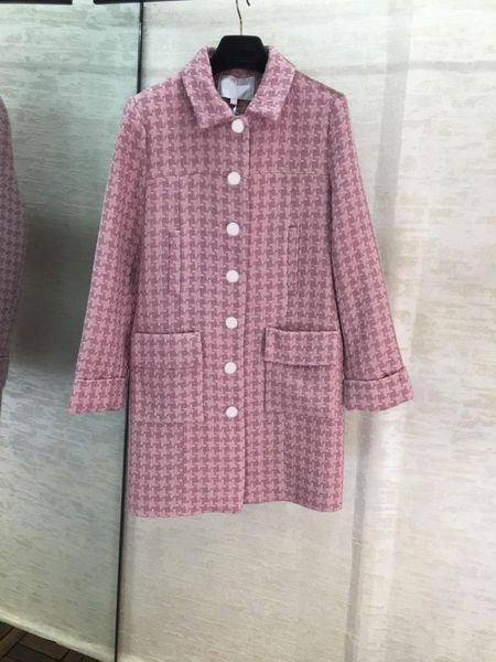 

106380 new women winter pink polyester 2020 warm long coat, Black