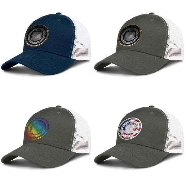 

california berkeley america flag mens and women adjustable trucker meshcap design cool team classic baseballhats gay pride rainbow logo, Blue;gray