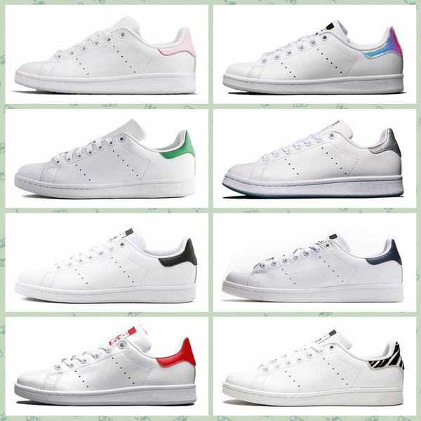 

asmit1 summer smith casual shoes raf simons stan smiths spring copper white pink black fashion man leather brand woman shoes flats