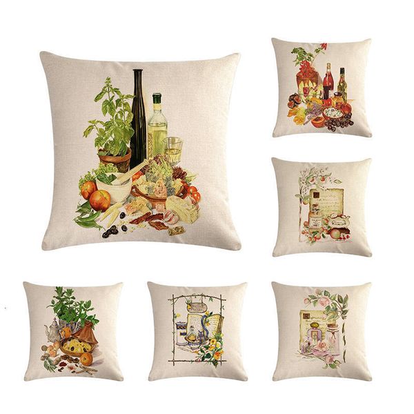 

ретро фрукты home decor подушка обложка abatract красная серия вино бросьте наволочки наволочка декоративных капа де almofada zy194