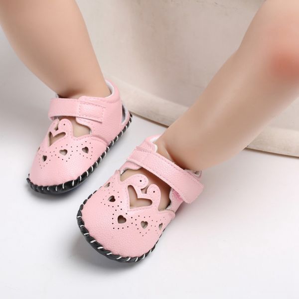 

fashion baby shoes summer baby girl cute pu soft sole anti-slip crib shoes first walkers infant toddler 2019 new