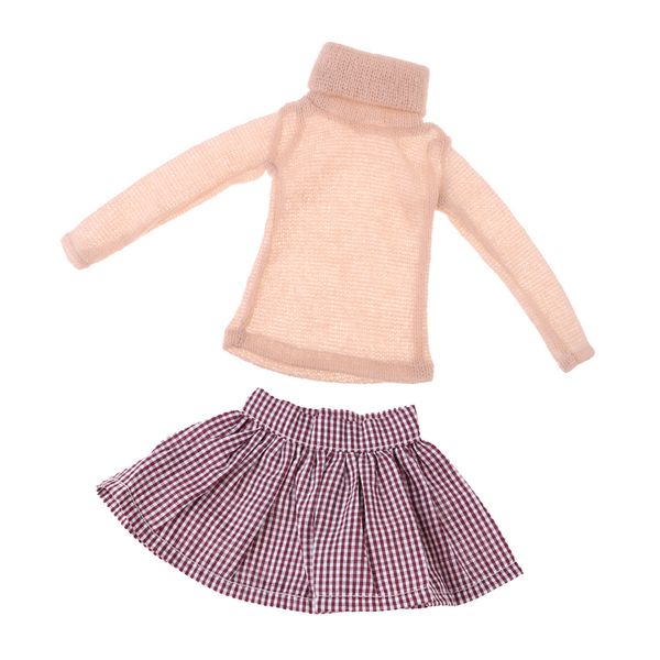 

doll clothing suit turtleneck sweaters & pettiskirt gown for 1/3 bjd doll
