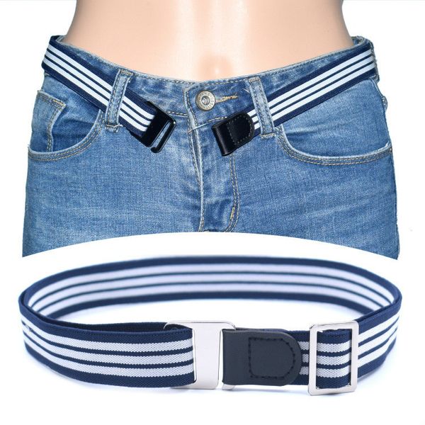 

buckle strech easy belt women men child elastic lazy belt for jeans invisible shirt stay holder near shirt-stay, Black;brown