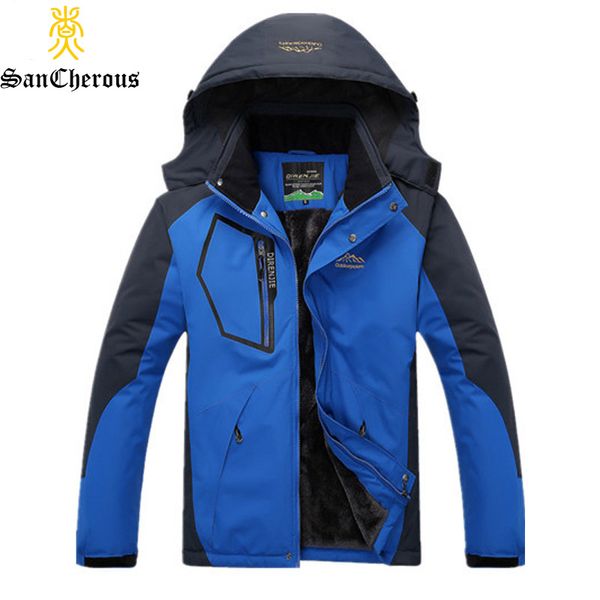

2019 large size brand fashion parkas outwear hood warm windproof winter jacket men casual men jacket size l-5xl, Tan;black