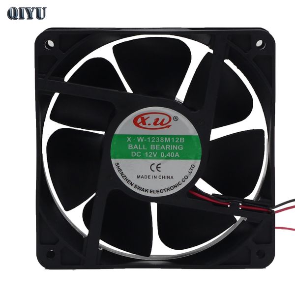 

industrial fan dc 12v 12038 axial fan, ventilation cooling fan,120*120*38 (mm) locking protection