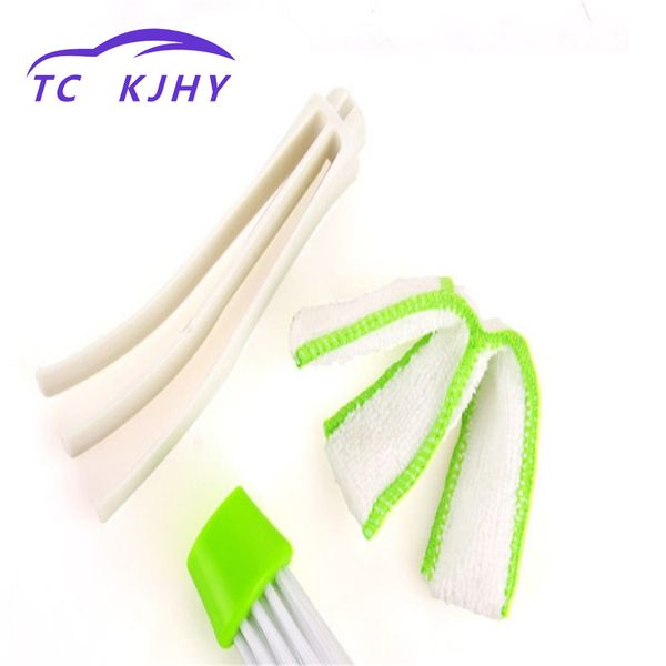 

2018 car vacuum cleaner diy plastic car air auto series accessories dropshipping conditioning vent blinds cleaning brush display