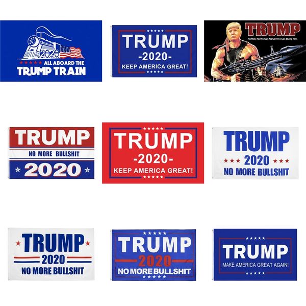 

150x90cm 3x5 feet trump flag wholesale indoor outdoor hanging advertising polyester fabric usage banner printing , #963