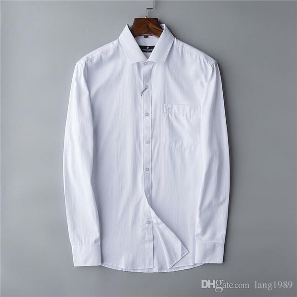 

новый pierre cardin, проверили рубашка, успешные мужчины полосатой рубашки. досуг стиль. мужское пальто # 6601, White;black